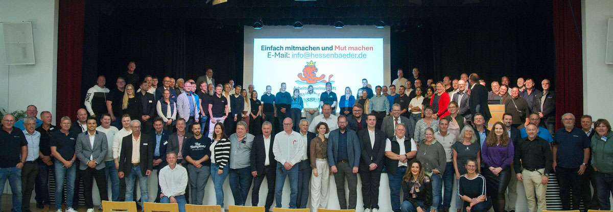 Gruppenfoto der Arbeitsgemeinschaft Hessischer Bäder